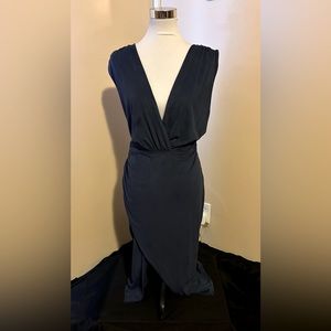 Nature Made Dress - Navy